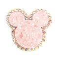 aplique mickey Rosa BB strass